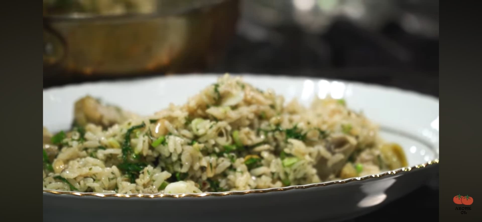 Zeytinyağlı enginarlı pilav - Egeli Betty